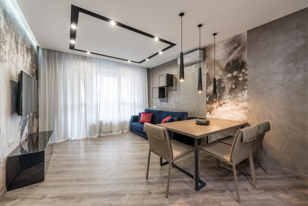 Corner Living Room Design